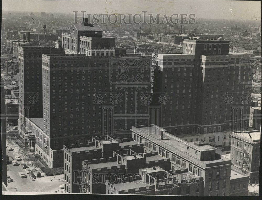 1952 CookCounty Nurses Homeo Drmitory Tower - Historic Images