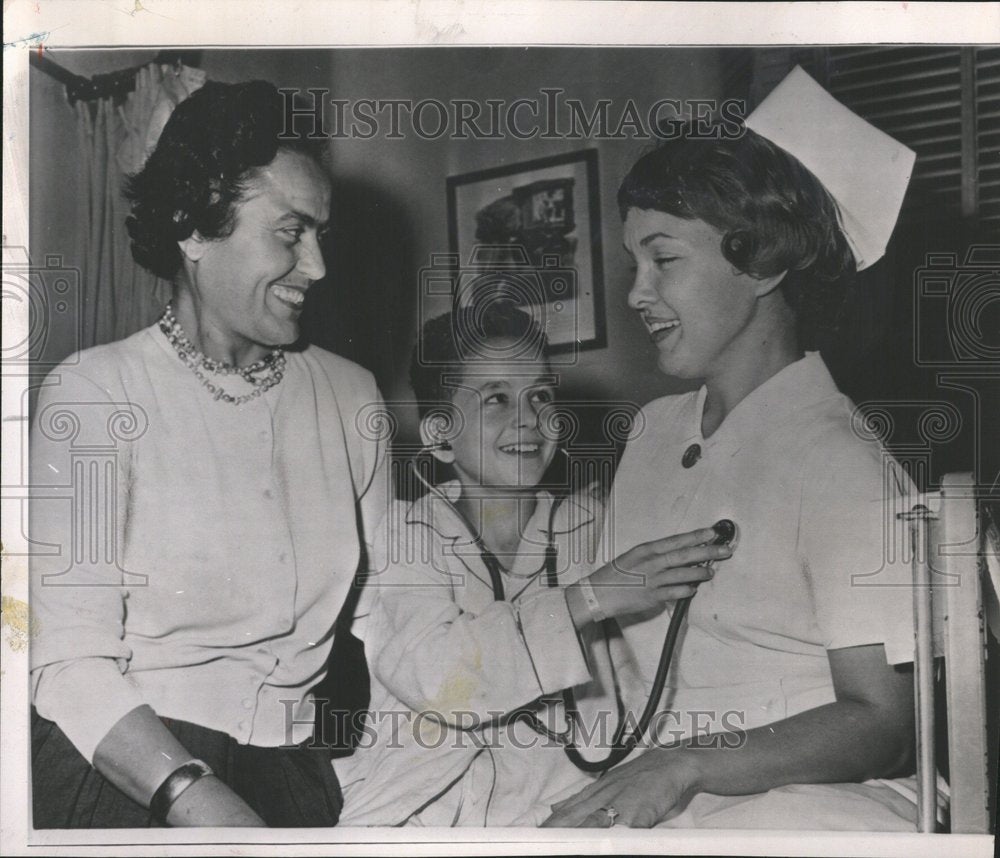 1962 Nicholas Nafullots Nurse Adel Rankniti - Historic Images