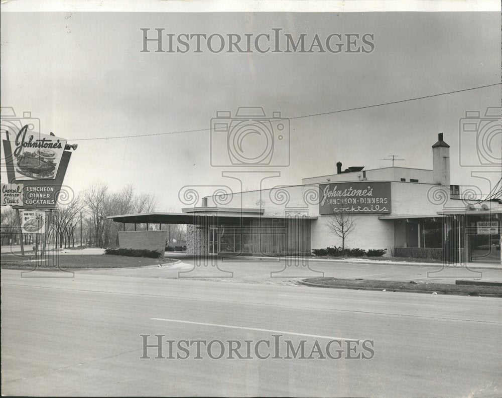 1956 Touhy Lincoln Johnstones Restuarant - Historic Images