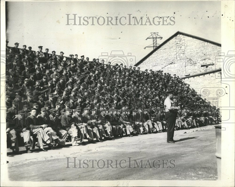 1940 Bleacherites Home Team Cheers BaseBall - Historic Images