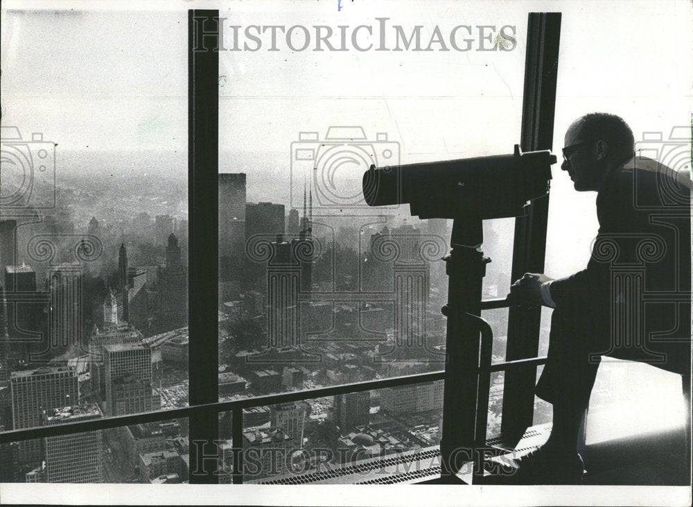 1970 John Hancock Center Pollution Seen - Historic Images