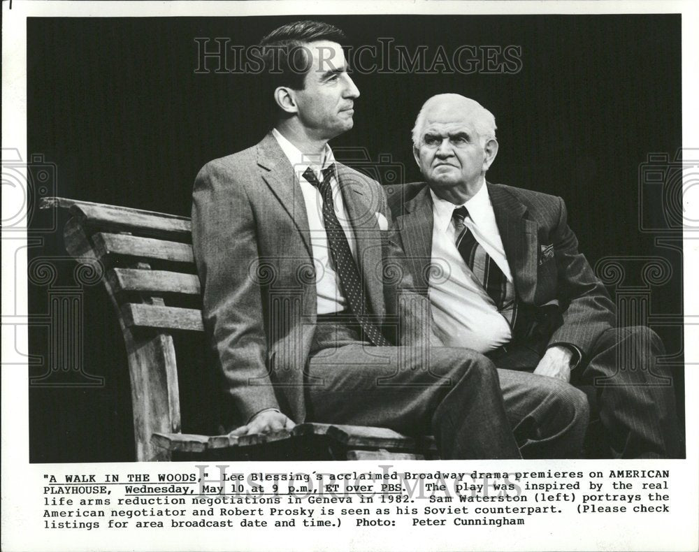 1989 &quot;A Walk in the Woods,&quot;Sam Waterston, - Historic Images