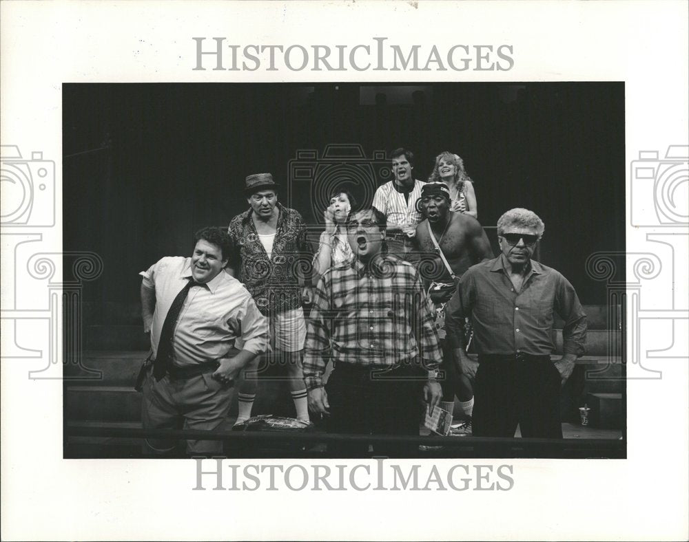 1989 Bleachers Bums George Wendt Roan Dean - Historic Images