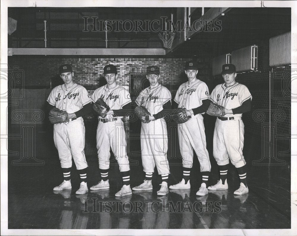 1961 St Mary College Baseball Team - Historic Images