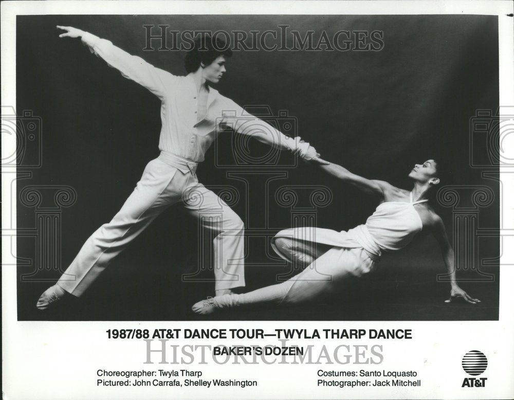 1987 John Carrafa Tharp Dance Washington - Historic Images