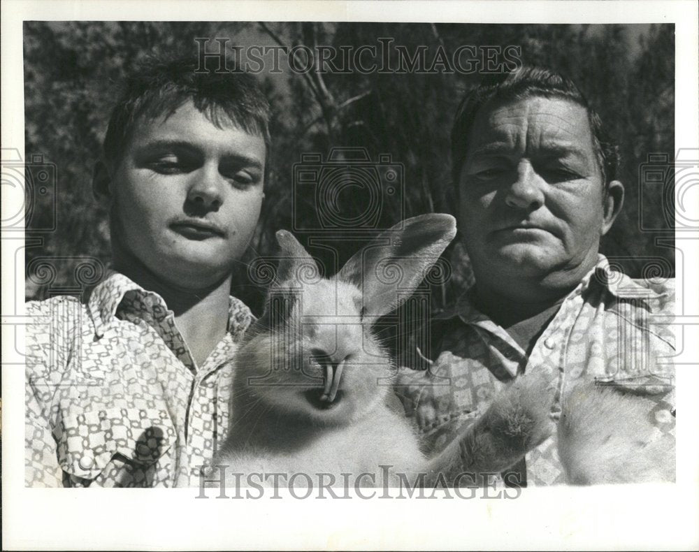 1976 James Rhoden Family Animal Rabbitt - Historic Images