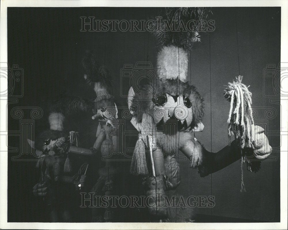 1978 Elaborate Puppets For Pinnochio Play - Historic Images