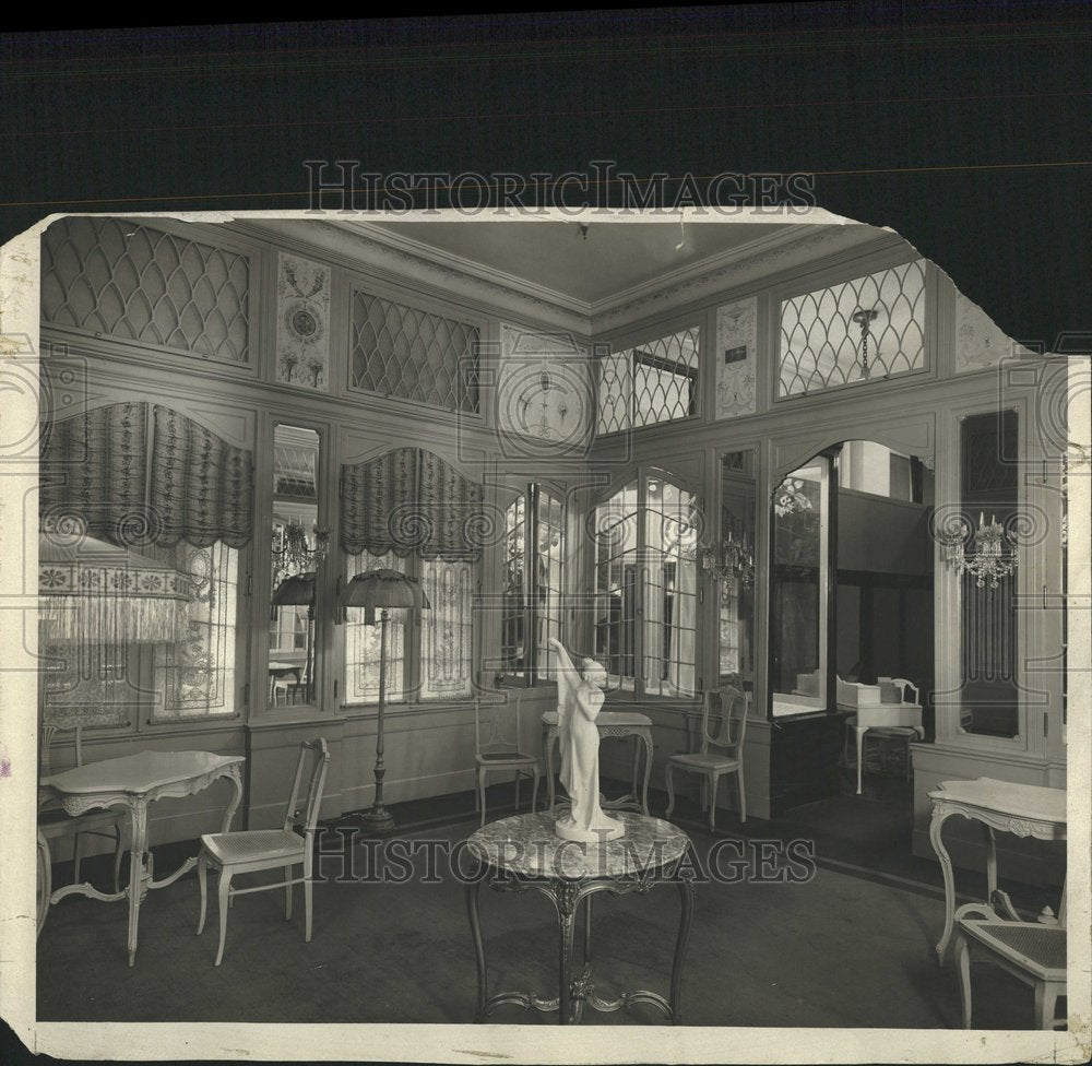 1934 Beautifully Decorated 1906 French Room - Historic Images