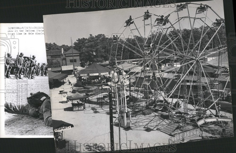 1965 Indiana State Fair Ferris Wheels - Historic Images