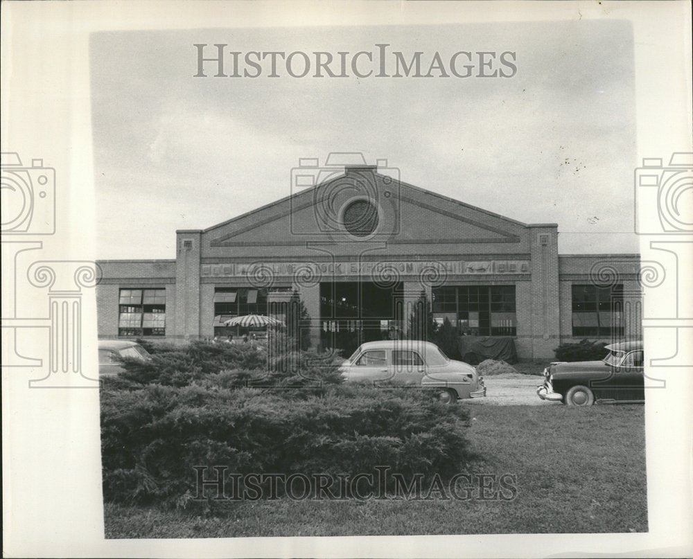 Beautiful Building Cars Parked Shop Garden - Historic Images