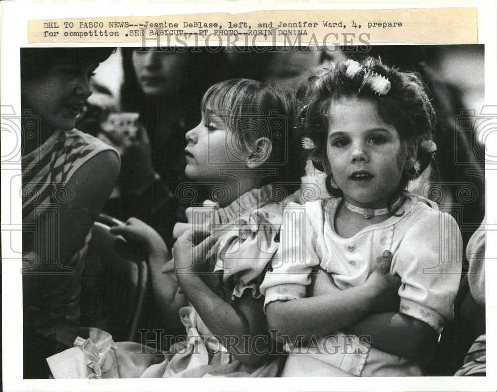 1984 Pasco County Fair Baby Contestants - Historic Images