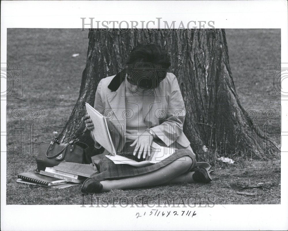 1964 University Michigan Student Tree Books - Historic Images