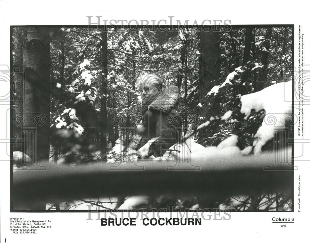 1995 Bruce Cockburn Folk Rock Singer Artist - Historic Images