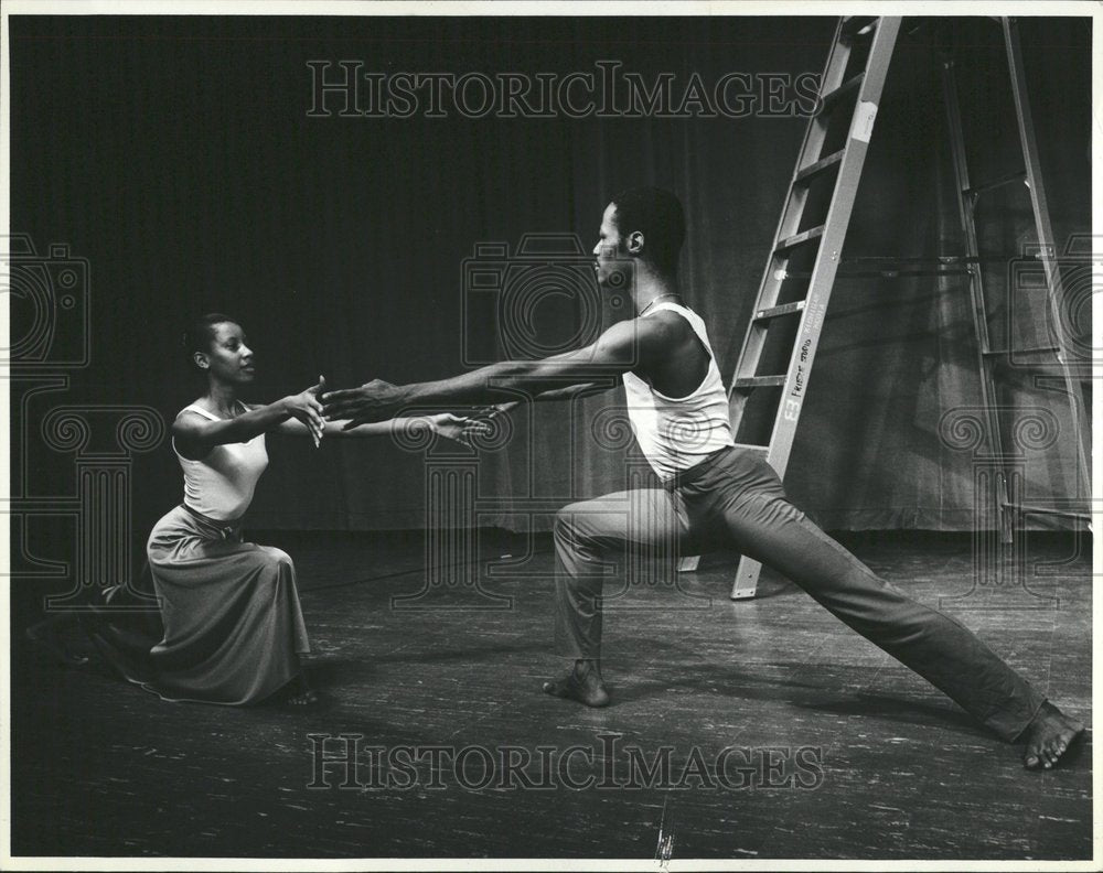 1988 &quot;Thank Heaven&quot; U.M Theatre Department Press Photo - Historic Images