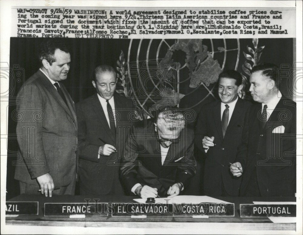 1959 A World Agreement Press Photo - Historic Images