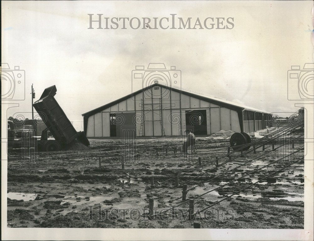 1957 Sarasota County Fiar Preparations Press Photo - Historic Images