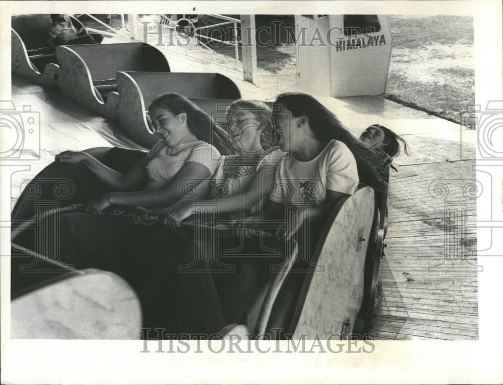 1972 Sarasota County Fair Carnival Ride - Historic Images
