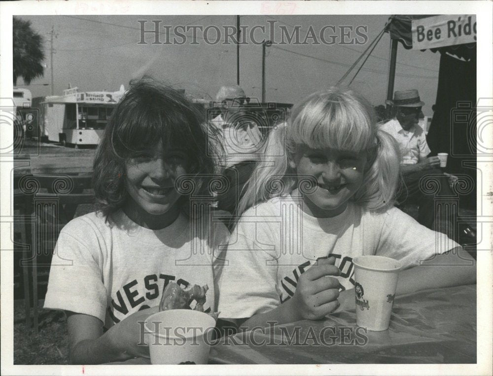 1971 Tammy Strong &amp; Ginny McCall Enjoy Fair - Historic Images