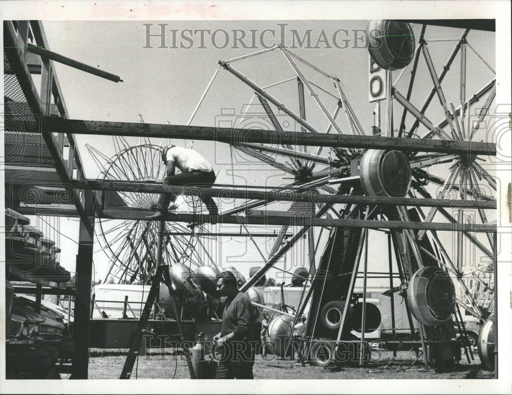 1973 The Sarasota County Fairgrounds Press Photo - Historic Images