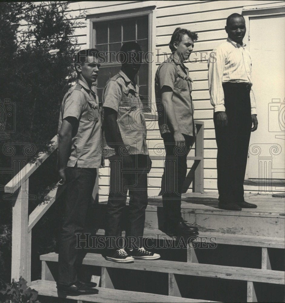 1986 Breckenridge Job Crops Three Young Men - Historic Images