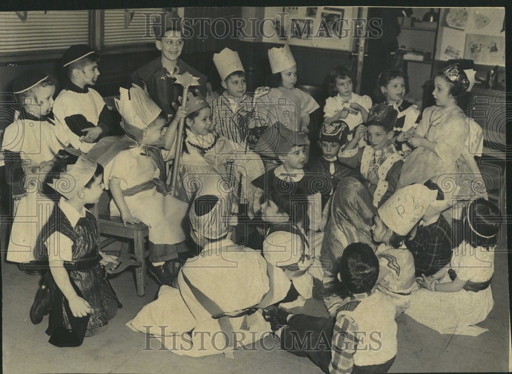 1953 Children Congression Early Days Paris - Historic Images