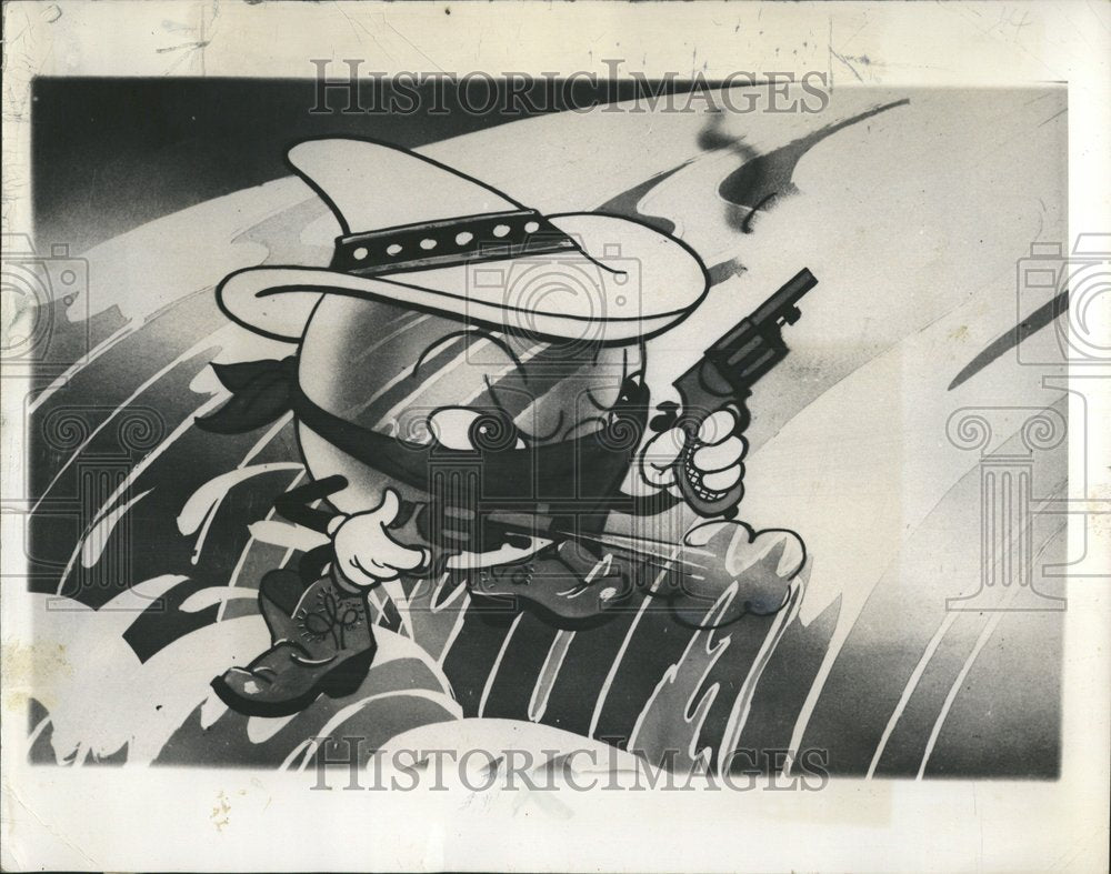 1950 Agriculture Raindrop Cartoon Movie - Historic Images