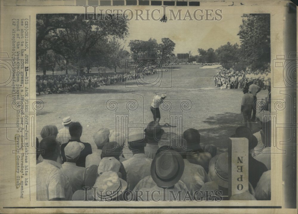 1993 Jack Nicklaus Tee Shot  Opening - Historic Images