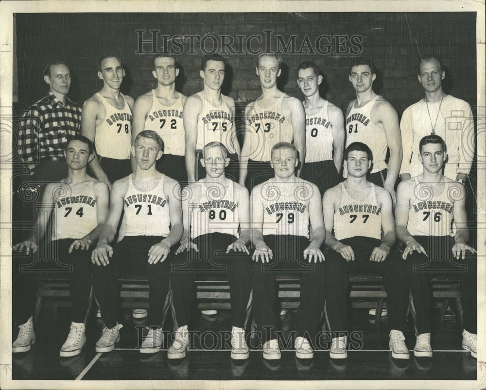 1951 Augustana College Cage Vikings - Historic Images