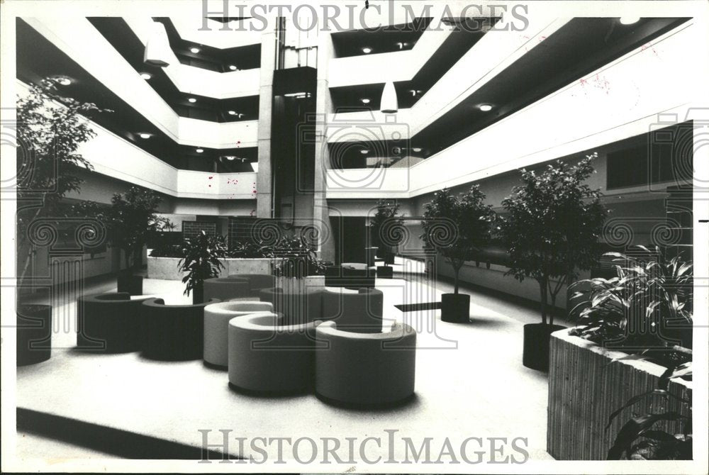 1979  Apartment Complex Atrium Village - Historic Images