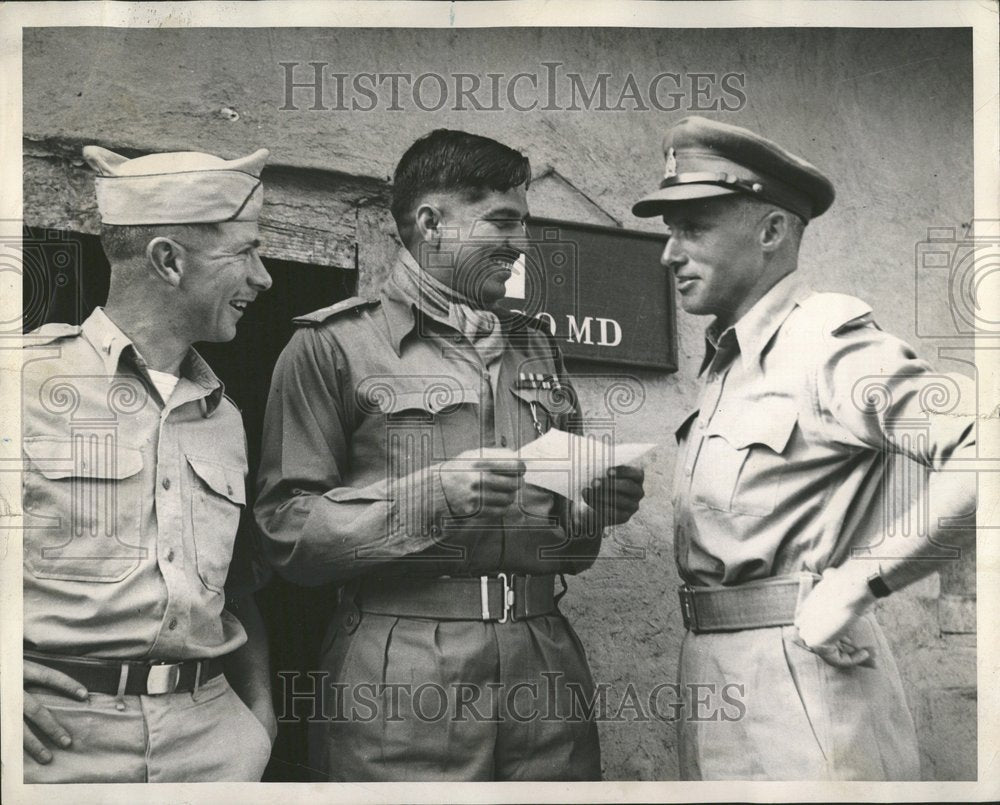 1949 Indian commander reports advance - Historic Images