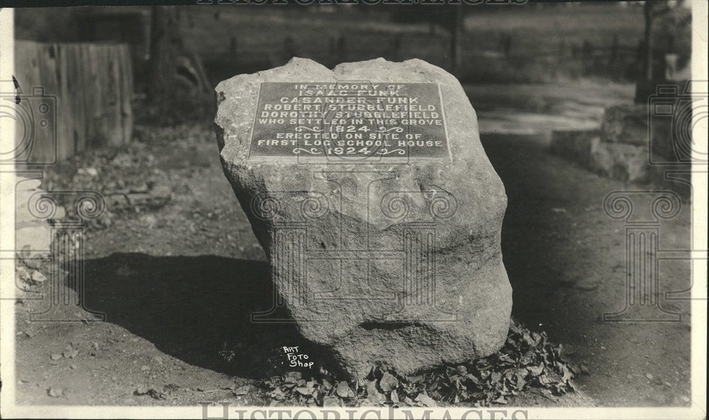 1924 Isaac Funk  Funk Stubble Field - Historic Images