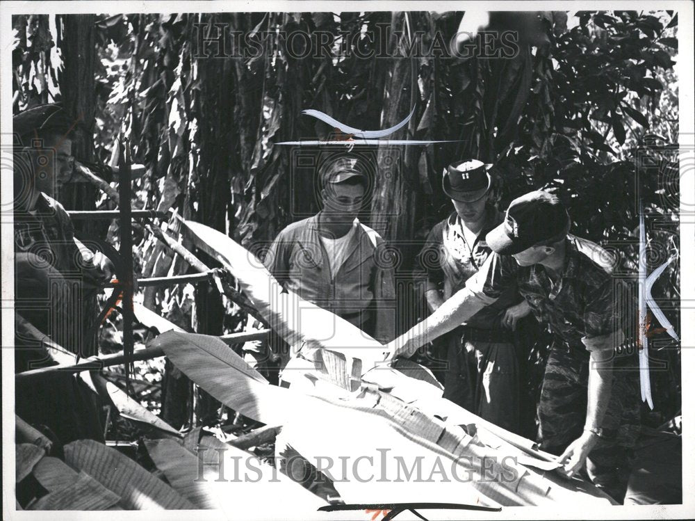 1966 Philippines Survival School Lean To - Historic Images