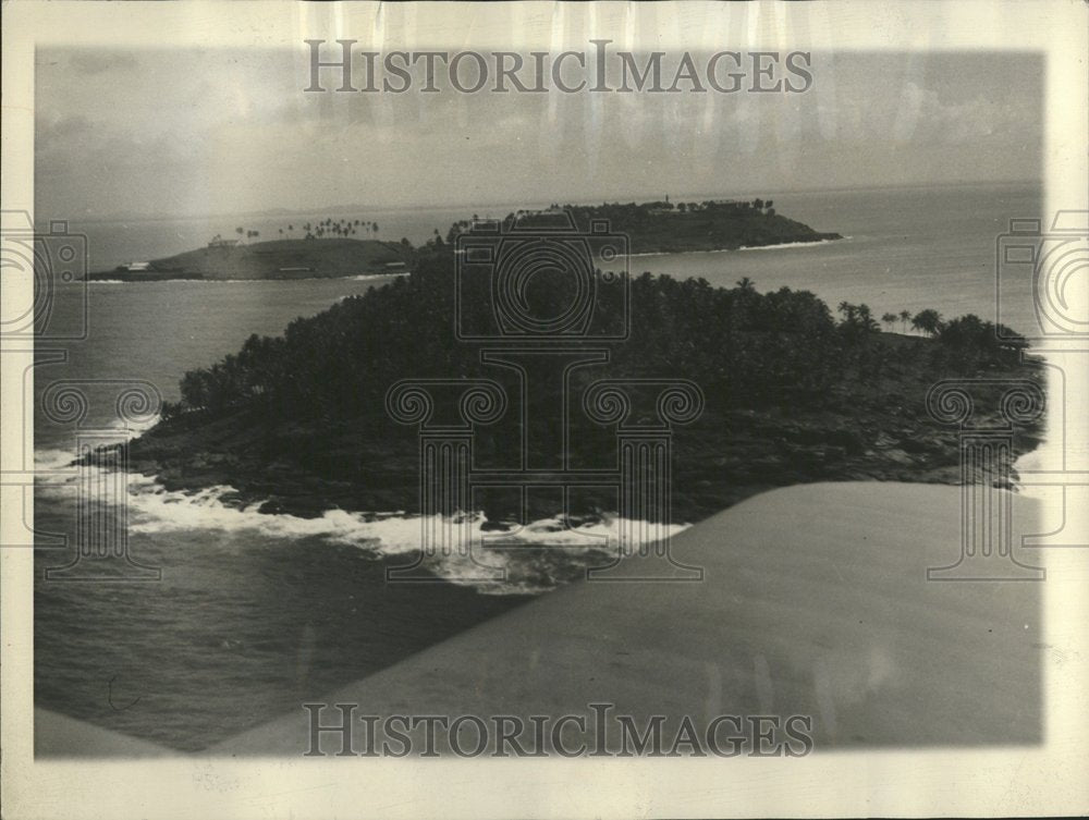 1943 French Gunian Prison Colony Island - Historic Images