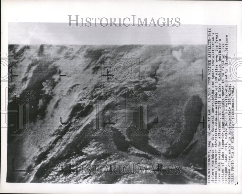 1964 Great Lakes Nimbus Weather Satellite - Historic Images