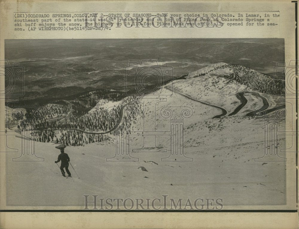 1974 Mountains Colorado State Season - Historic Images