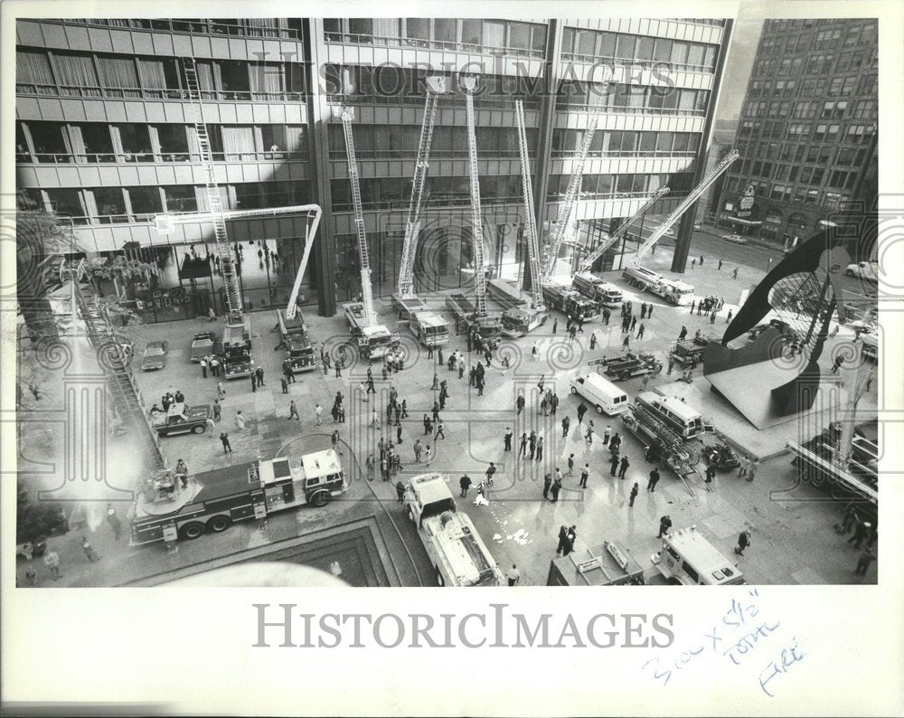 1982 Fire Prevention Week Parade Swarming - Historic Images