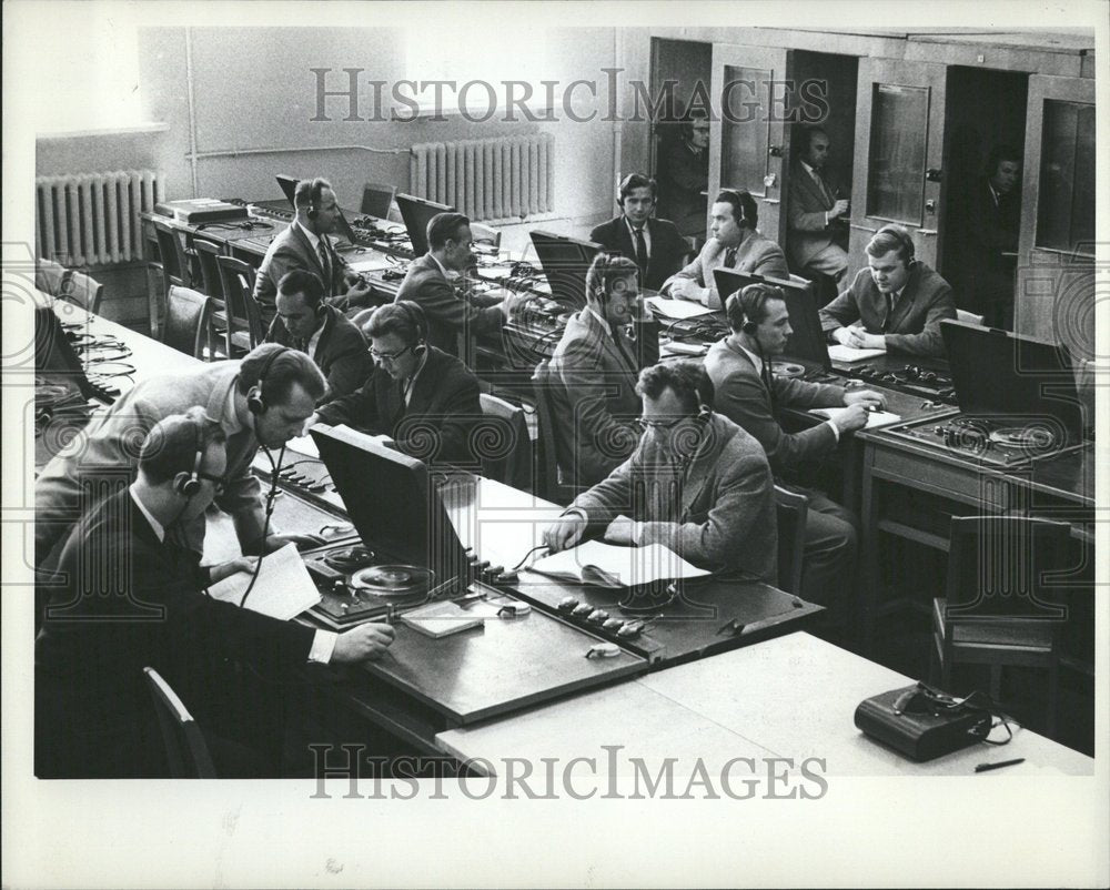 1962 U N Language Training Center Russian - Historic Images