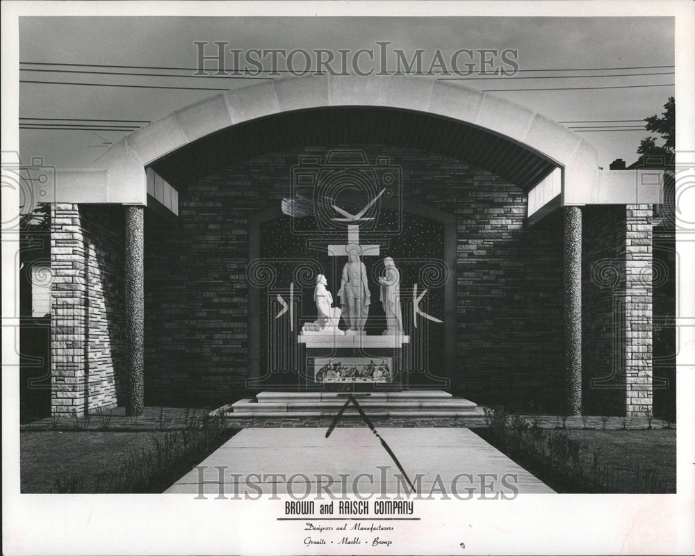 1957 Shrine Church Madorna Saint Paul - Historic Images