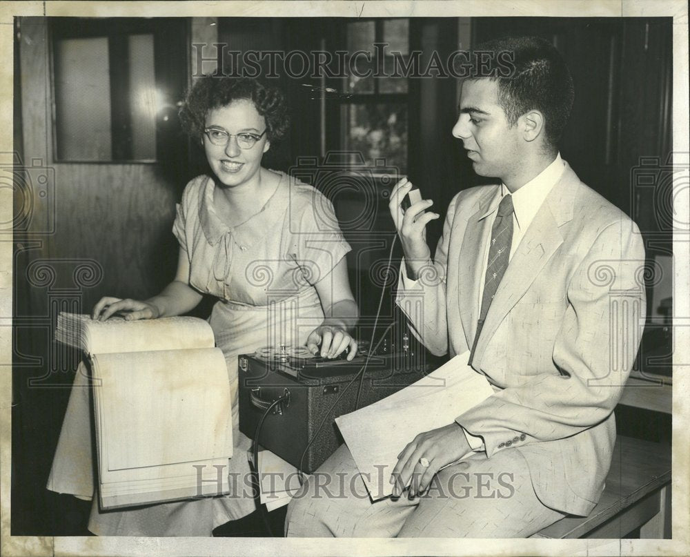 1956 Rita Zaug Nicholas Blind Marshall High - Historic Images