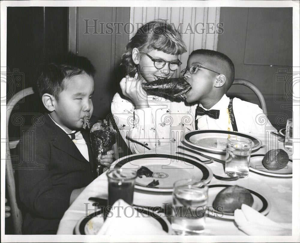 1957 Enech Fu Barbara Hach Hugh Franklin - Historic Images