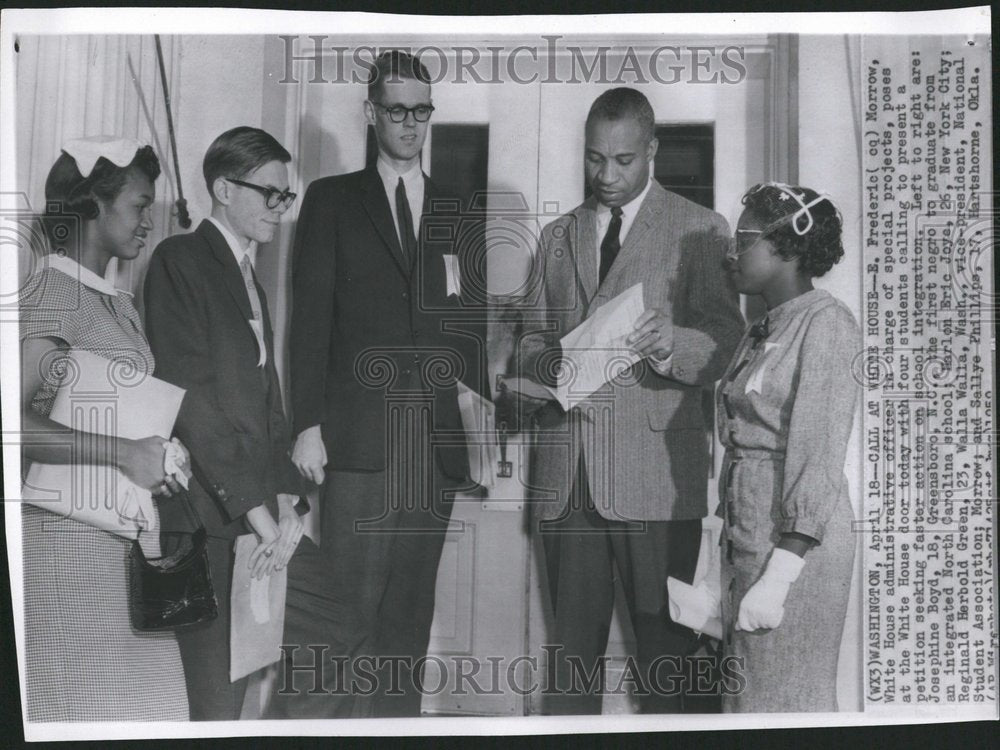 1950 White House E Frederic Morrow Officer - Historic Images