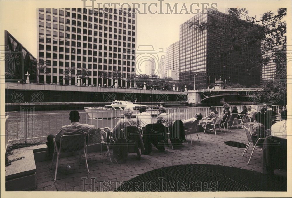 1994 Quincy Park Charming Waterfall Urban - Historic Images