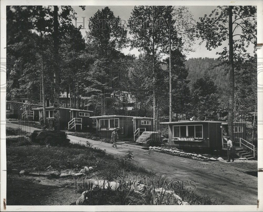 1944 Houses Prefabricated Fonatana Dam - Historic Images