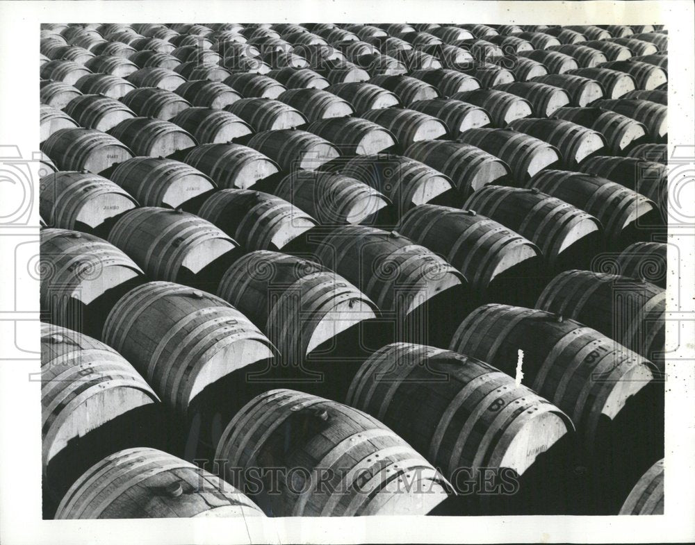 1941 Ripe Olivers Barrels Orland Project - Historic Images