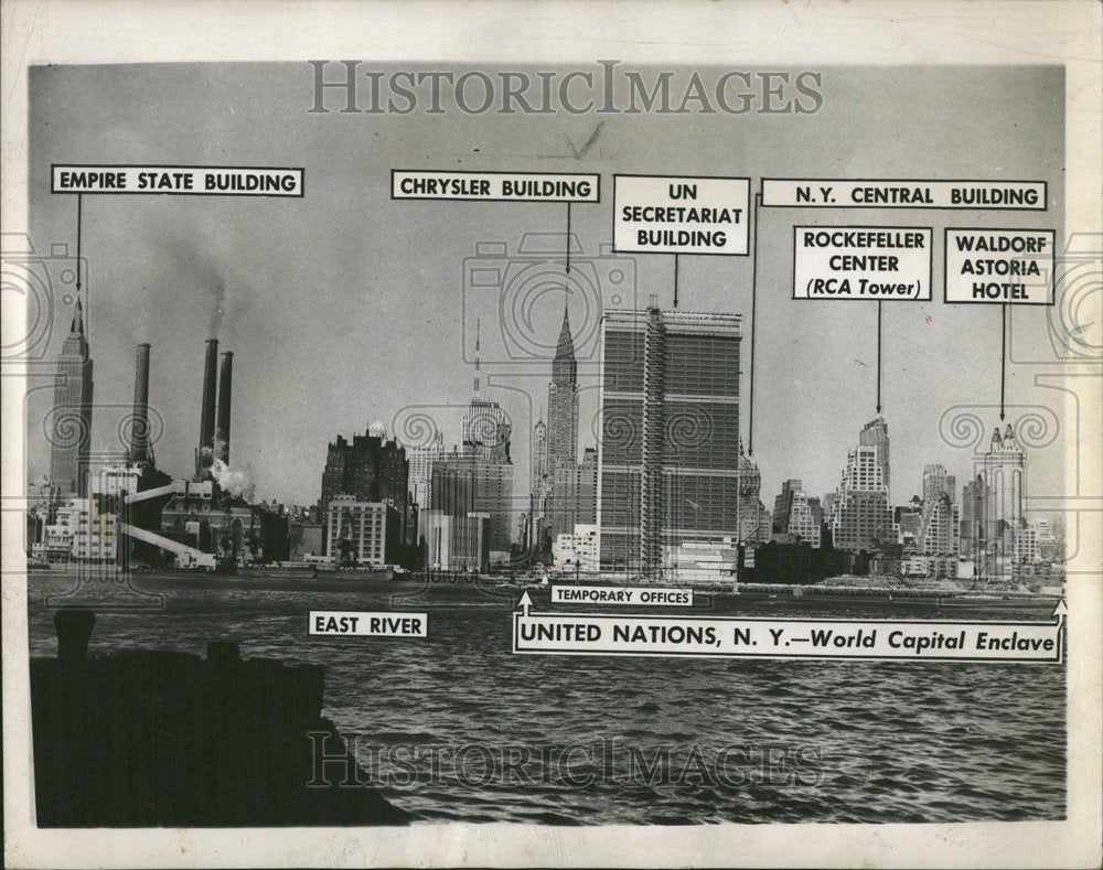 1950 U.N. changes the New York skyline - Historic Images