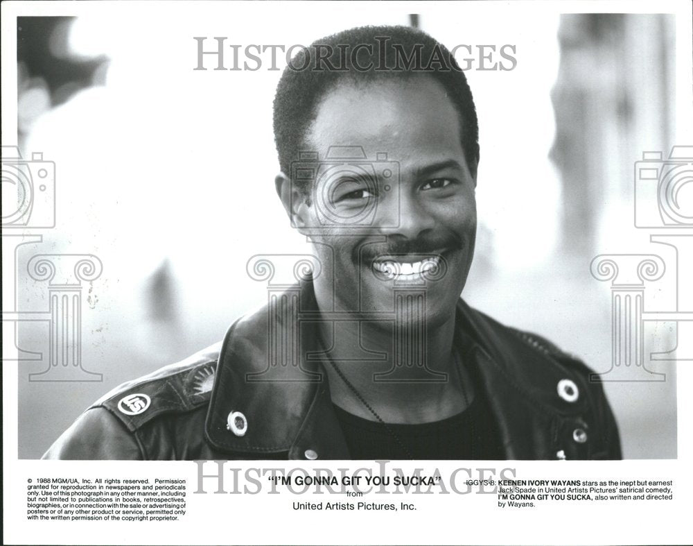 1988 Keenen ivory Wayans Actor Gonna Sucka - Historic Images