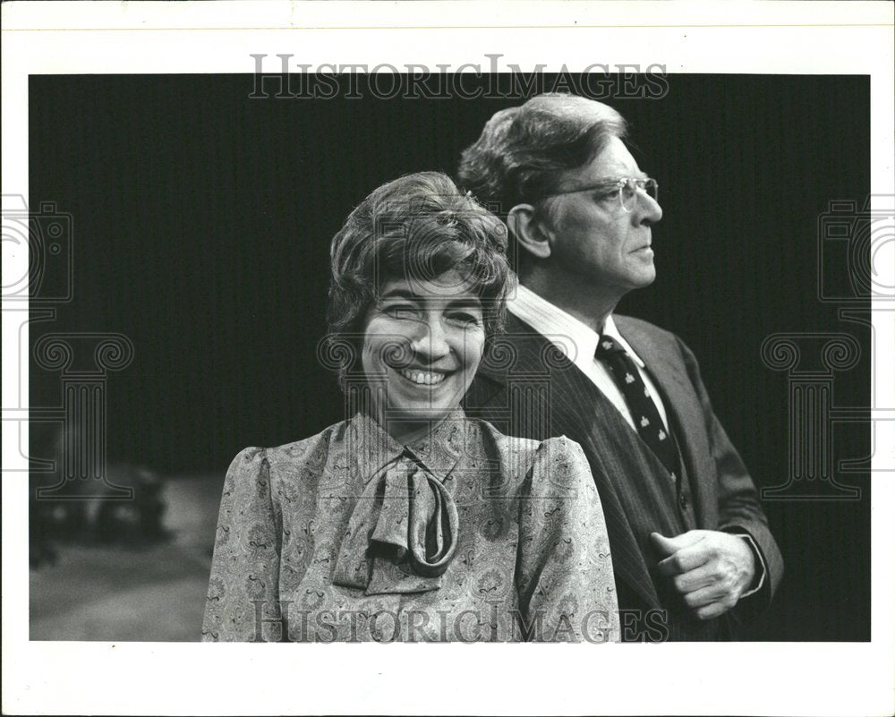 1985 Pauline Brailsford Hugh Leonard Life - Historic Images