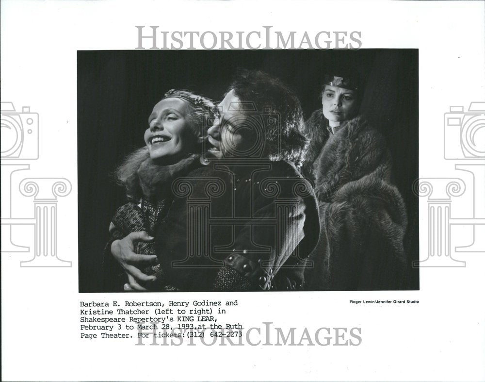 1993 Barbara E Robertson King Lear Henry - Historic Images