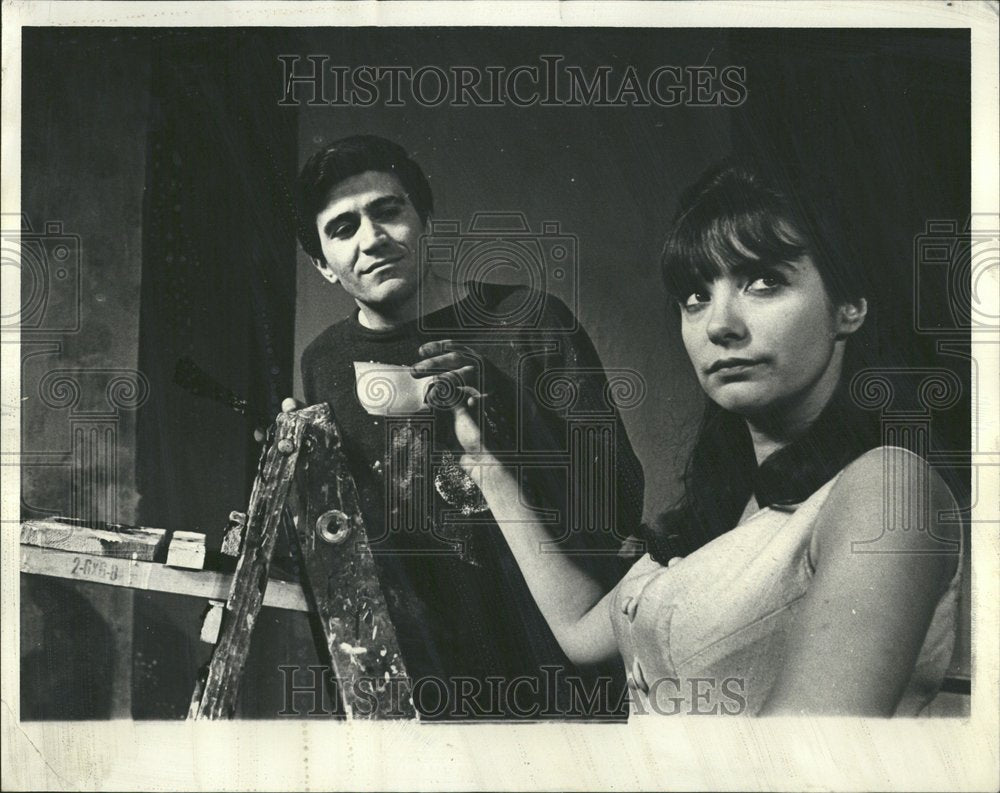 1965 Gerome Ragni Joyce Aaron Actress Knack - Historic Images