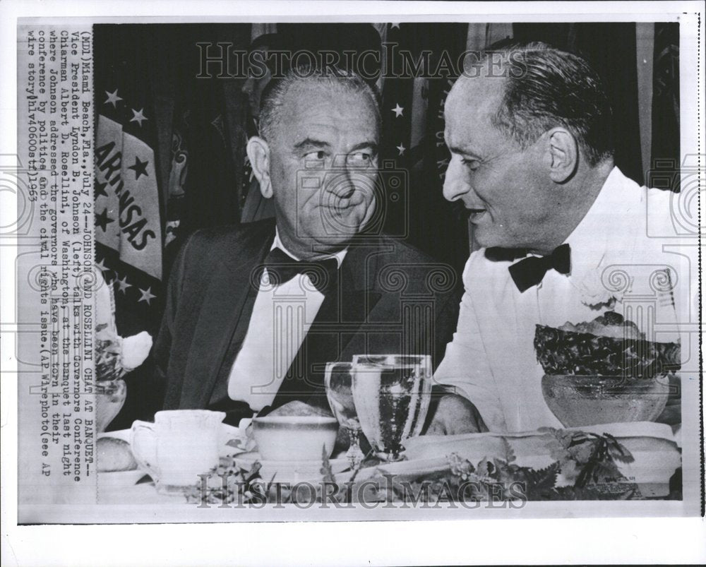 1963  Lyndon B. Johnson  Albert D. Rosellin - Historic Images